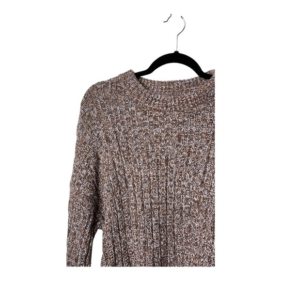 1288. UNIVERSAL THREADS LONG SLEEVE KNITTED‎ SWEATER SIZE XXL TAN/BLUE/WHITE - Picture 4 of 9